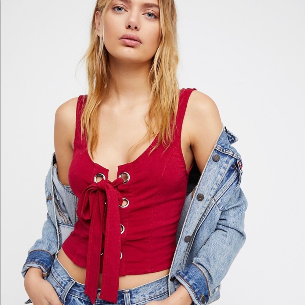 Free People - Good Vibes Corset Cami